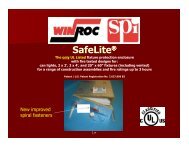 SafeLite Web ppt 7 18 12 - SPI - Specialty Products & Insulation Co.