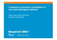 Treatment of invasive candidiasis in non-haematological patients