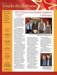 Honors Newsletter - Academic Websites - Riverside Community ...