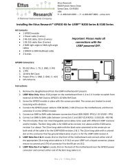 GPSDO Kit Instructions and Datasheet - Ettus Research