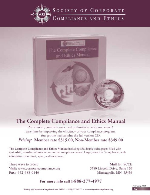 JM - Society of Corporate Compliance and Ethics