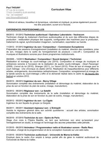 Curriculum Vitae