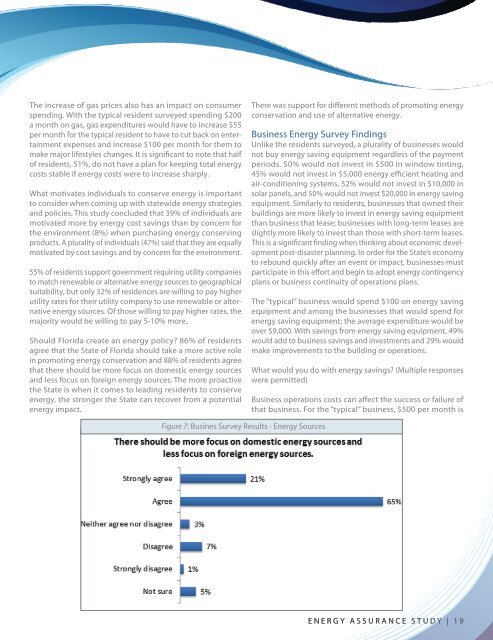 Energy Assurance Study: Interim Report - Southwest Florida ...