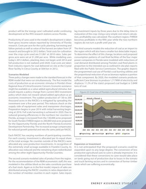 Energy Assurance Study: Interim Report - Southwest Florida ...