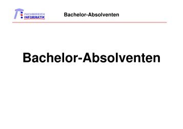 Bachelor-Absolventen