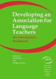 Developing an Association for Language Teachers - Iatefl