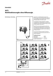 AVTI Multifunktionsregler ohne Hilfsenergie - Danfoss