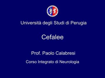 Diapositiva 1 - FacoltÃ  di Medicina e Chirurgia - UniversitÃ  degli ...