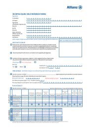 SigortalÄ± Bilgi islem formu - Allianz Emeklilik