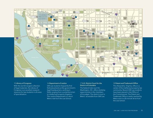 DC-Area Map and Key - George Washington University Law School