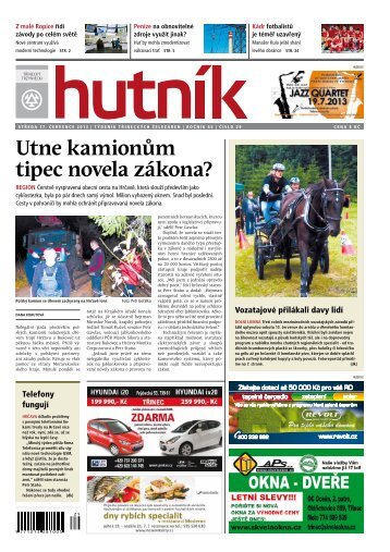 Utne kamionÅ¯m tipec novela zÃ¡kona? - TÅineckÃ© Å¾elezÃ¡rny