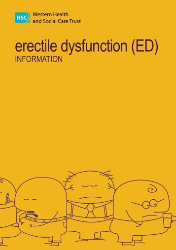erectile dysfunction (ed) information - Western Health and Social ...