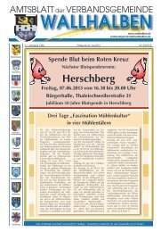 Herschberg - Verbandsgemeinde Wallhalben