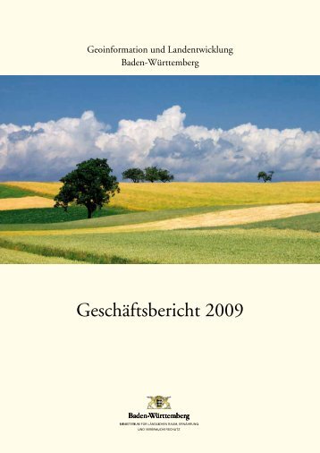 Geschäftsbericht 2009 - Landesamt für Geoinformation und ...