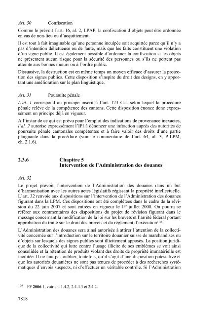 09.086 Message relatif à la modification de la loi sur la protection ...