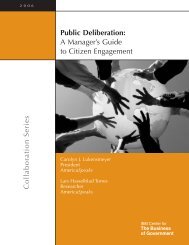 Public Deliberation: A Manager's Guide to Citizen Engagement ...