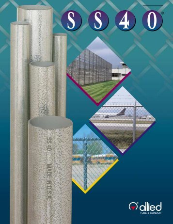 SS40 Technical Specifications - Anchor Fence Wholesalers