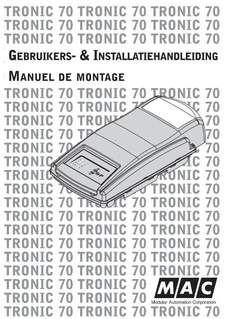 tronic 70 tronic 70 tronic 70 tronic 70 tronic 70 ... - Garagedoors.be