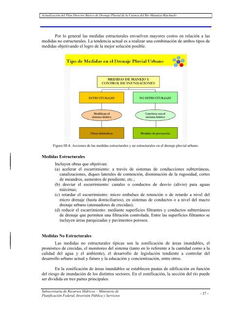 Plan director drenaje pluvial