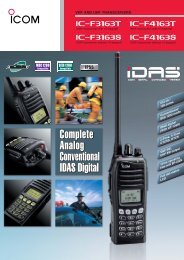 LMR_IC-F3163_F4163 Brochure.pdf - Icom Australia