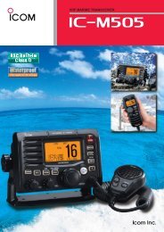Marine_IC-M505 Brochure.pdf - Icom Australia