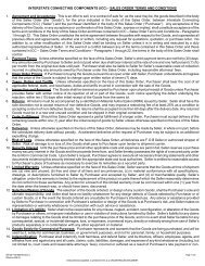 Sales T&C - Interstate Connecting Components