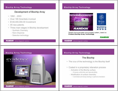 The Technology and Applications of Protein Biochip Array Technology