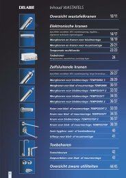 Elektronische wastafelkranen - Delabie