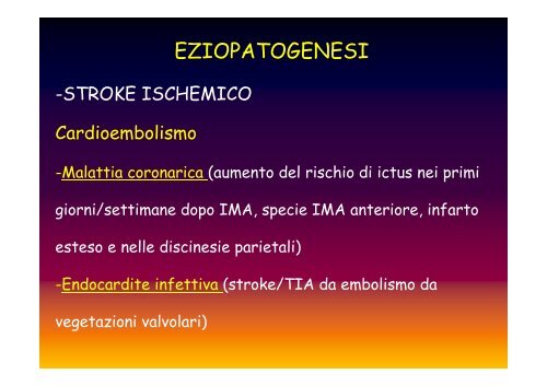 Epidemiologia, eziopatogenesi e fattori di rischio dell™ictus Dr ...