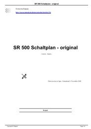 SR 500 Schaltplan - original - Ratpak