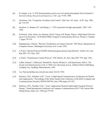 experimental evaluation of sunos ipc and tcp/ip protocol ...