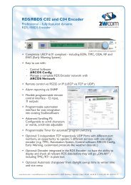 A20 FM/RDS Monitoring Decoder - 2wcom