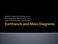 Earthwork and Mass Diagrams