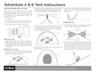 Assembly Instructions - L.L. Bean