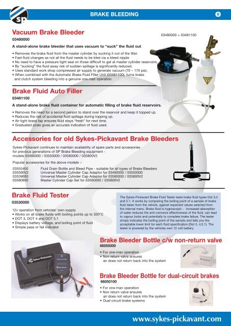 Brake and Suspension Catalogue 2010.pdf - E. Fox (Engineers)