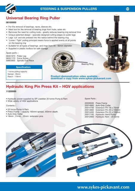 Brake and Suspension Catalogue 2010.pdf - E. Fox (Engineers)