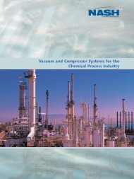 Vacuum and Compressor Systems for the Chemical Process Industry