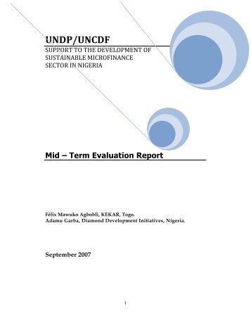 UNDP/UNCDF - UNDP Nigeria