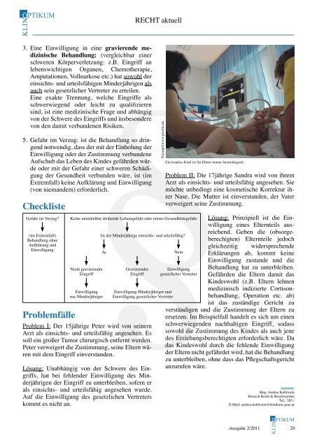 Klinoptikum 2/2011 - LKH-Univ. Klinikum Graz