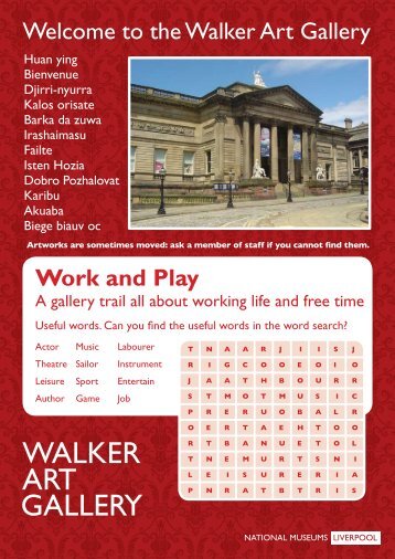 Work and Play trail (pdf) - National Museums Liverpool