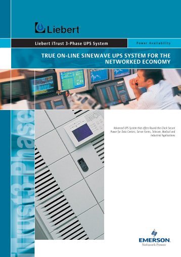Itrust 33 Series UPS - Emerson Network Power