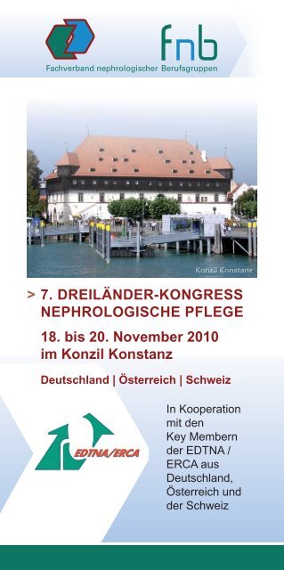 7. DREILÄNDER-KONGRESS NEPHROLOGISCHE PFLEGE 18. bis ...