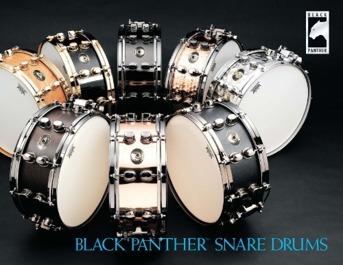 Black panther catalog - mapex drums