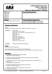 LufttÃƒÂ¼chtigkeitsanweisung LTA-Nr.: 2000-079/4 - Luftfahrt-Bundesamt