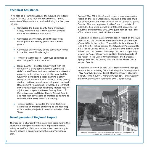 2005 Annual Report - Northeast Florida Regional Council