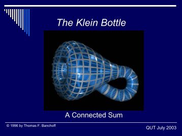 The Klein Bottle, A Connected Sun, Glenys Drew [Jul 03].pdf