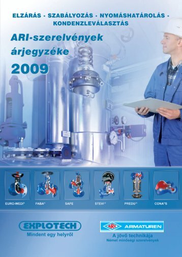 ARI-szerelvények árjegyzéke