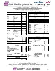 WHEELCHAIR CHART 2010.pdf - Frank Mobility Systems