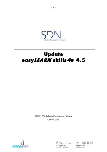 Update easyLEARN skills4u 4.x auf 4.5.pdf - easyLEARN Academy