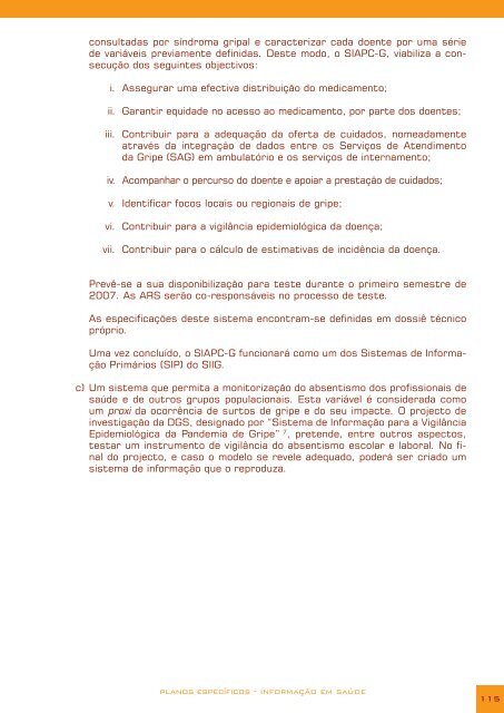 Plano de Contingência Nacional do Sector da Saúde para a ...